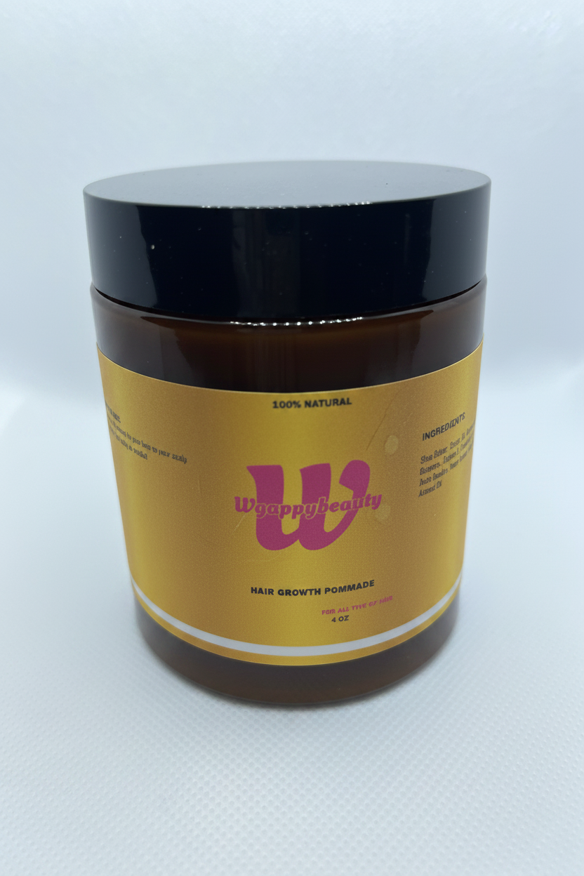 WgappyNatural Hair Pomade 8Oz