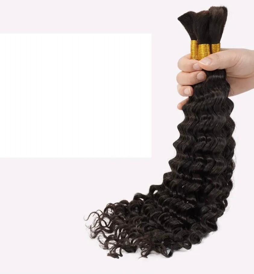 Deep Curly Human Hair Bulk