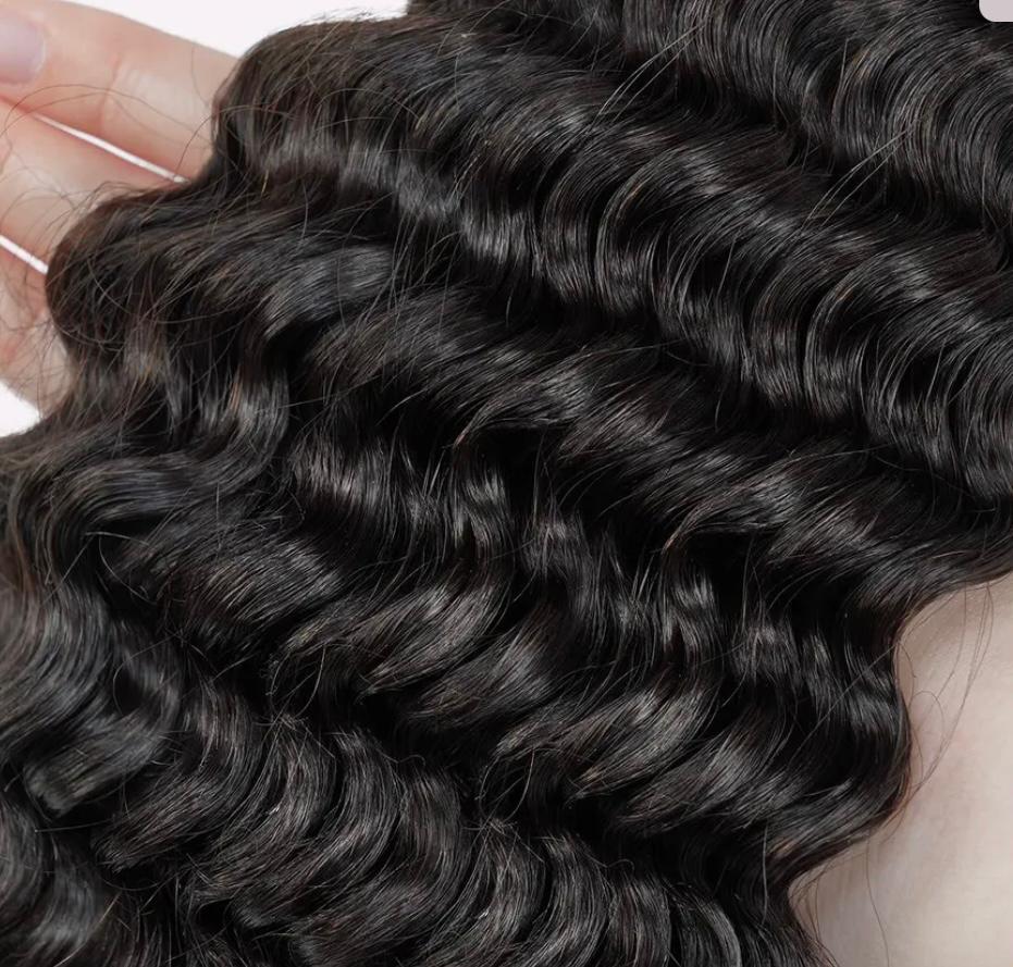 Deep Curly Human Hair Bulk