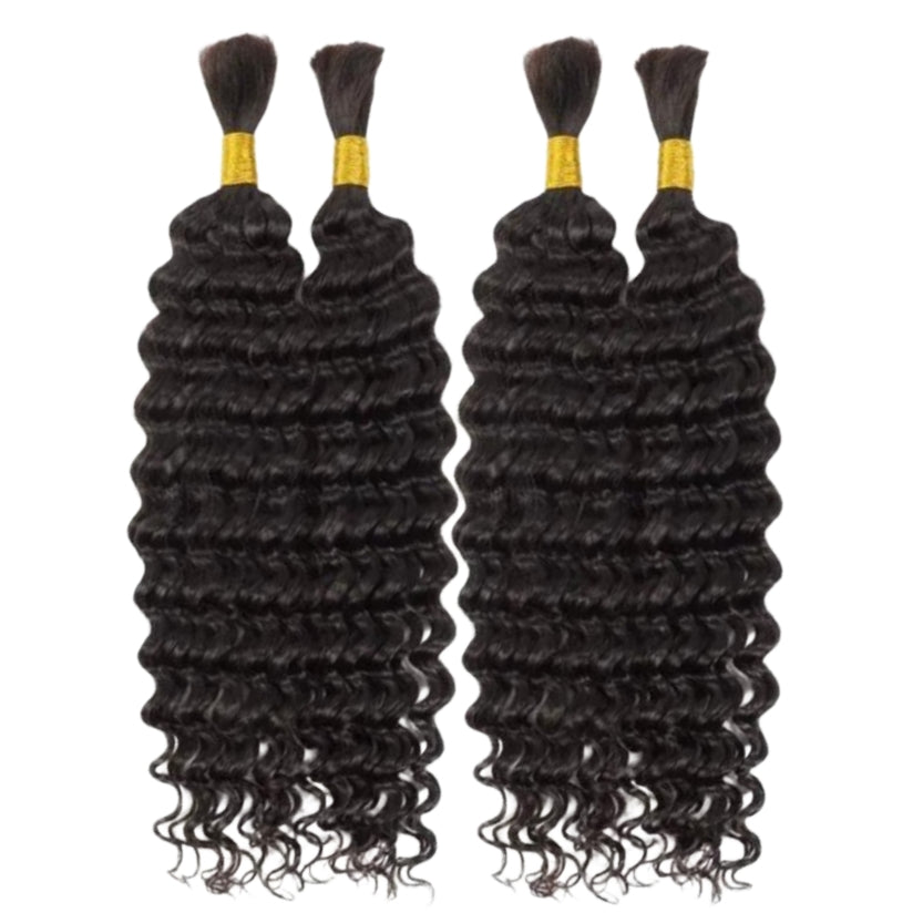 Deep Curly Human Hair Bulk